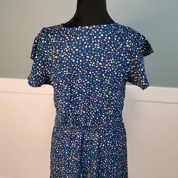 Banana Republic Navy V Neck Dress S - Picture 6 of 13